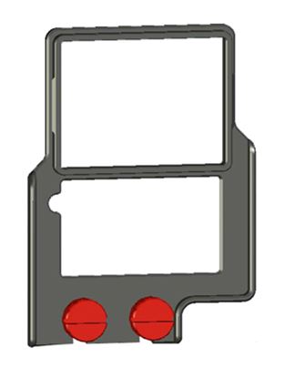 Afbeelding van Z-Finder 3" Mounting Frame for Tall DSLR Bodies