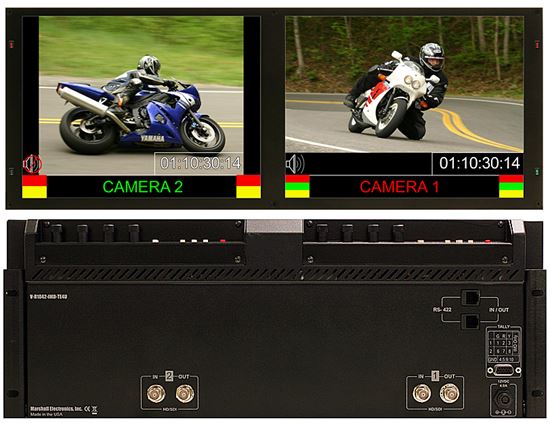 Obrázek V-R1042-IMD-TE4U Dual 10.4' High Def 1024x768 Monitor Set with built in IMD Function