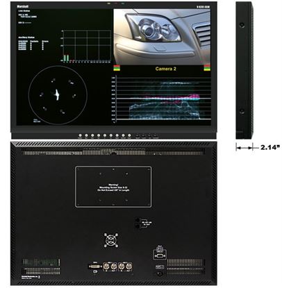 Afbeelding van V-R261-DLW 26' Native HD Resolution IMD LCD Rack Mount Monitor with Waveform & Vectorscope Displays