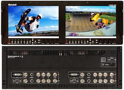 Image de V-R902DP-AFHD Dual 9' Wide Screen High Resolution HD/SD monitor set with Advanced Features
