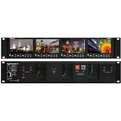 Obrazek V-MD434 Four 4.3' Wide Screen Rack Unit with no input Modules