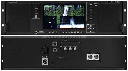 Afbeelding van OR-701A Single 7' Full Featured 3RU Rack Mount Monitor with Audio Speakers and Balanced +4dBu line outputs