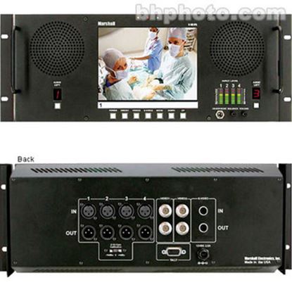 Obrázek V-R81PA 8' Rack Mount Panel with NTSC, bargraphs & 4 Audio inputs
